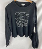 4/$25 NWT Abound Nordstrom See Each other Long Sleeve Tshirt S