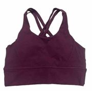 BuffBunny Rosa Sports Bra Small Nubre Stretch Blend Light Medium Compression