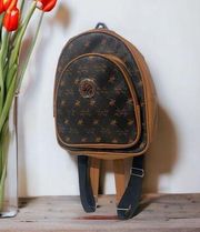 Beverly Hills Polo Club Mini Backpack Chocolate Brown/Tan NEW