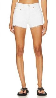 Citizens of Humanity Kristen High Rise Denim Shorts in Fresco White Size 26