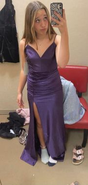 Purple Semi-formal Dress