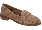 NWOB Lucky Brand Caylon Perforated Suede Loafers 6