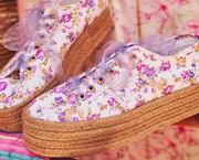 LoveShackFancy x Superga Platform Espadrilles Sz. 41.5 (US 10)