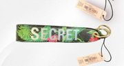 Victoria's Secret NWT Victoria Secret Leather Wristlet Key Strap Tropical Floral