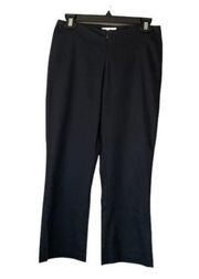Women's CACHE Vintage Black Cropped Capri 25"Inseam Trouser Pants Size 2 EUC