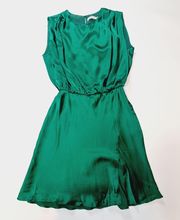 Amanda Uprichard Camela Dress in Dark Green