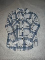 Blue & White Flannel