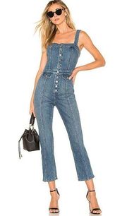 NWT Grlfrnd Hill Slim Jeans Jumpsuit - size small