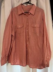 Sonoma Women’s Button Down Shirt Size 3x NWOT