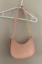 Pink And Gold, , Chain Strap Purse