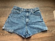 High Waisted Mom Jean Shorts 