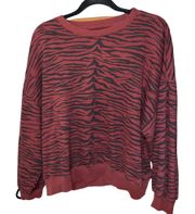 tiger stripped sweatshirt