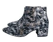 Vagabond "Mia" Metallic Black & Silver Ankle Boots Sz 37EU