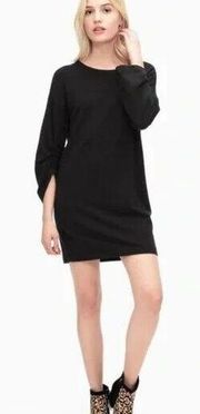 Splendid Gray North Coast French Terry Shirred Popover Mini Dress Size XS