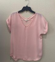 Light Pink Chiffon Top