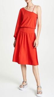 A.L.C Shara One Shoulder Midi Dress