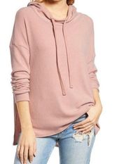 Treasure and Bond pink hooded pullover