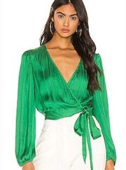 Bardot Elena Tie Blouse Fern