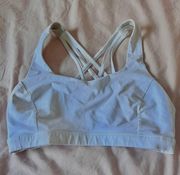 White Sports Bra