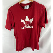 Adidas  Trefoil Red Tshirt Size Medium