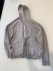 Gray Zip Up Hoodie