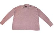 Eileen Fisher 100% Merino Wool Turtleneck Sweater Pink Purple Sz‎ Small