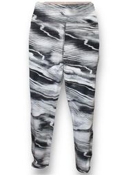 marbled workout leggings size L