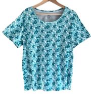 White Stag scoop neck floral tee plus size 16/18 (XL)