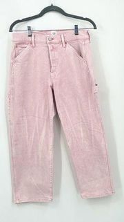 High Rise Carpenter Jeans Pink Size 8/29 Petite