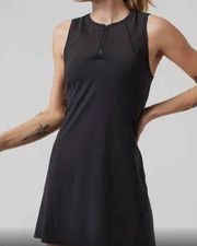 ATHLETA Black ACE  tennis dress Size small Athleisure