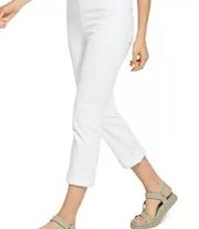 Lysse High Rise Cropped Boyfriend Jeans in White Sizes XS NWT