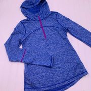 Z By Zella Women's Frost Tech Half Zip Hoodie Sz S Pullover Sweater Purple