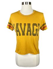 Distressed SAVAGE Crop Top