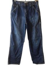 JK Indigo Denim 100% Cotton Cargo Jeans 27x30