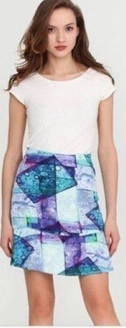 & Other Stories Multicolored Flutter Skirt Size 10 NWT