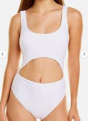 RACHEL ROY One Piece White Bathing Suit NWOT Size Medium