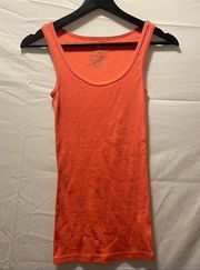 Basic Ribbed Tank Top, X-Small