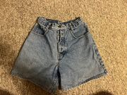 LawMan High Waisted Vintage Jean Shorts