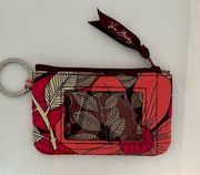 RETIRED: Vera Bradley | Bohemian Blooms ladies ID case, key ring.