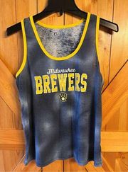 Milwaukee Brewers Tank Top by Campus Lifestyle Women's Size Large (3114)