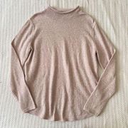 Old Navy Light Pink Mock Neck Sweater Size Medium