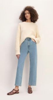 High Waist Straight Leg Jeans