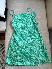 Mini Green Dress