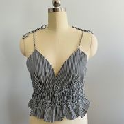 Tie Shoulder Dressy Tank Style Top- Size XL