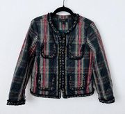 J.Crew  Plaid Quilted Lady Jacket