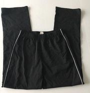 L.L. Bean Straight Leg Athletic Leggings Pants Black Womens Size S