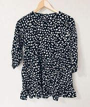 Staccato Black Blouse - Size Small