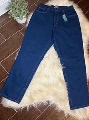 L.L Bean relaxed high waisted denim sz 12