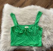 CAMILA COELHO Daisy Top In Green