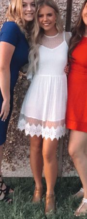 White Lacey Dress 